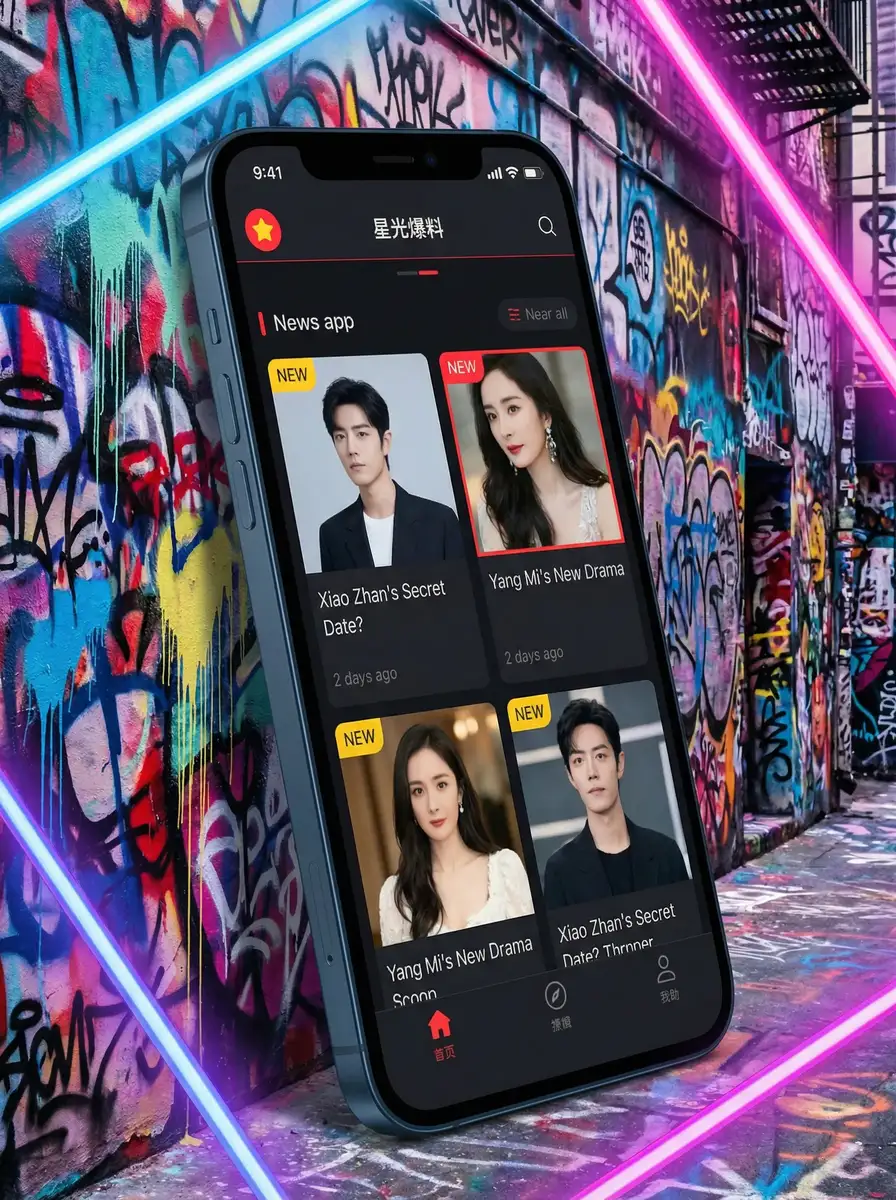 肥肥女 APP界面展示 - 掌上吃瓜神器